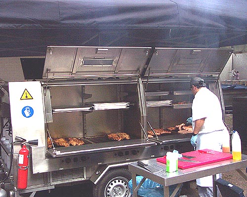 Barbacoa movil Moka Catering